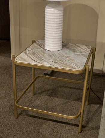Manor Stone End Table - Furniture House (VA)