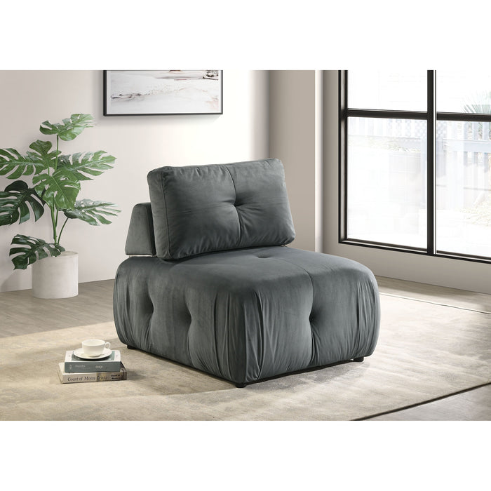 Nahla Modular Chair in Marine Light Grey
