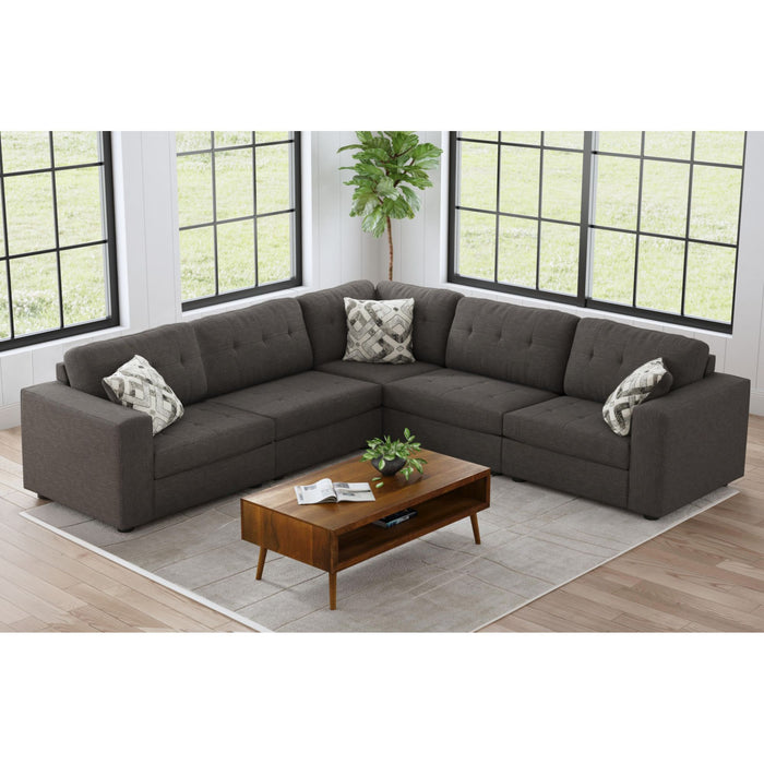 Options One RHF Chair in Palmer Plus Ash with 1 Pillow 20"ÔøΩ