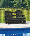 Hyland wave Outdoor Glider Loveseat - Furniture House (VA)