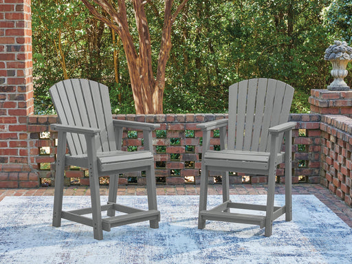 Sanctuary Beach Outdoor Counter Height Bar Stool (Set of 2) - Furniture House (VA)