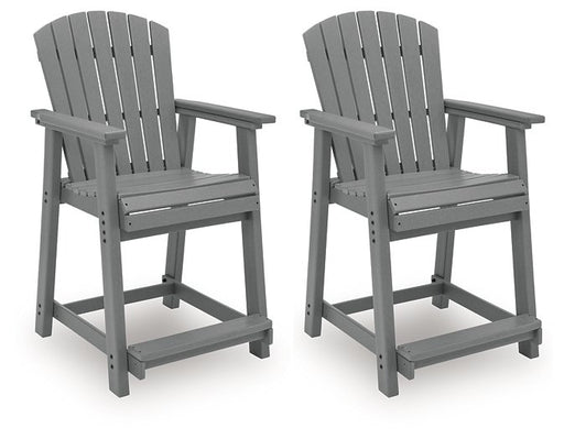 Sanctuary Beach Outdoor Counter Height Bar Stool (Set of 2) - Furniture House (VA)