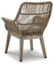 Beach Front Arm Chair with Cushion (Set of 2) - Furniture House (VA)