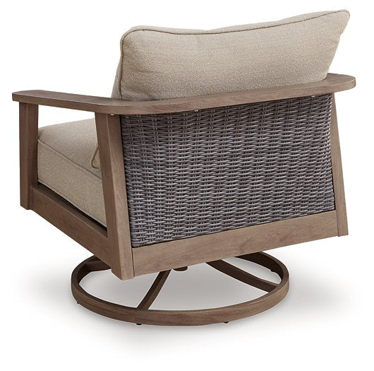 Harmony Headlands Outdoor Swivel Lounge with Cushion - Furniture House (VA)