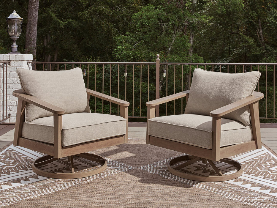 Harmony Headlands Outdoor Swivel Lounge with Cushion - Furniture House (VA)