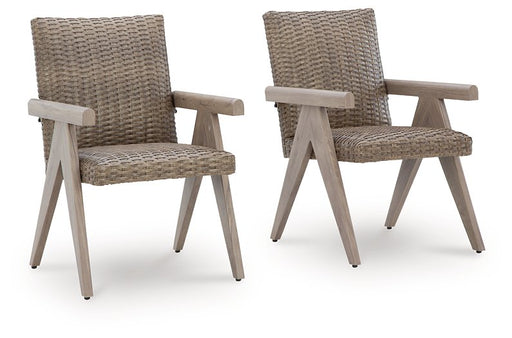 Cliff Trails Outdoor Arm Chair (Set of 2) - Furniture House (VA)