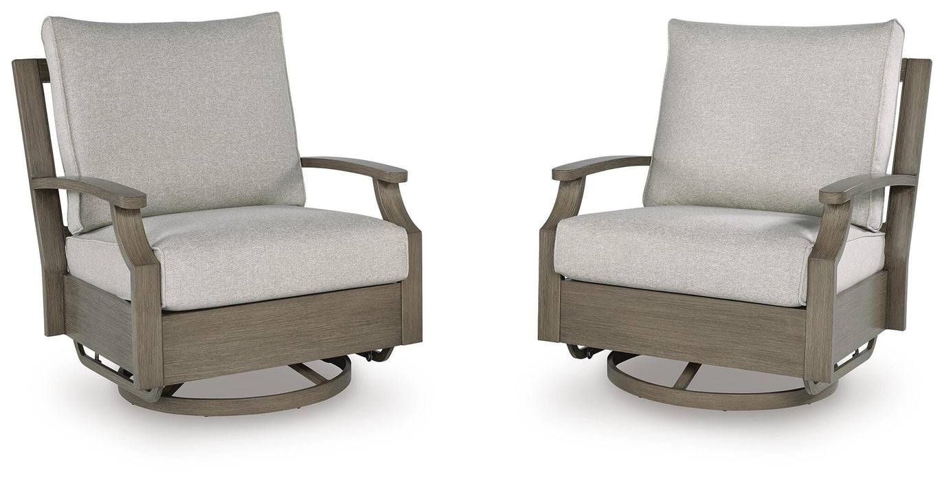 Rainier Ranch Outdoor Swivel Glider Chair with Cushion image