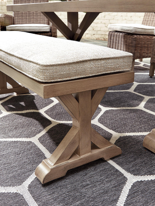Beachcroft Outdoor Bench with Cushion