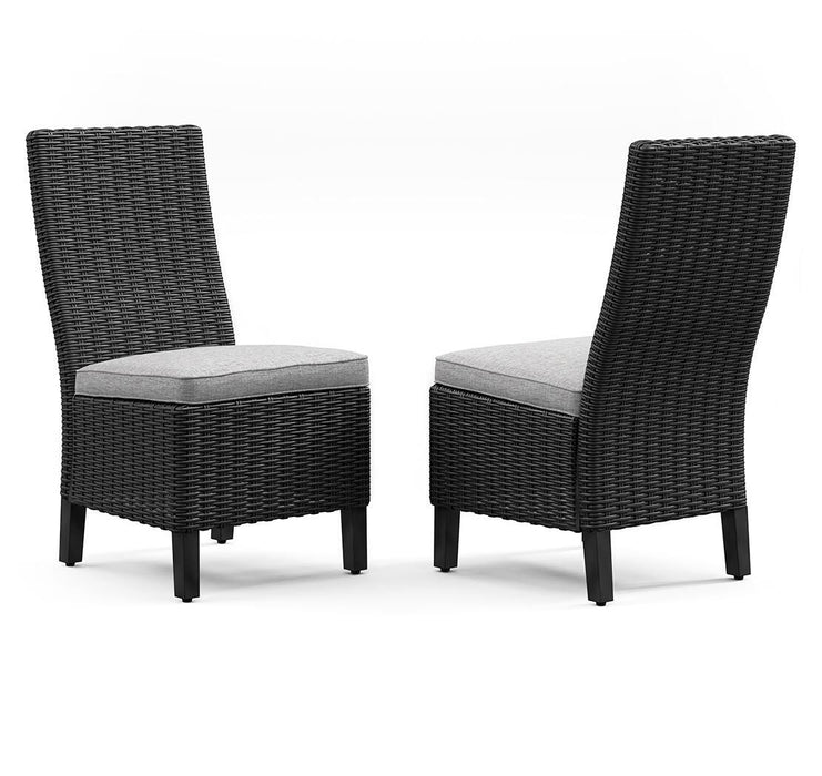 Beachcroft Outdoor Side Chair with Cushion (Set of 2) - Furniture House (VA)