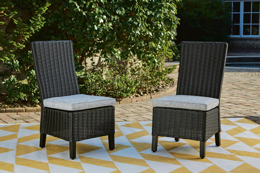 Beachcroft Outdoor Side Chair with Cushion (Set of 2) - Furniture House (VA)