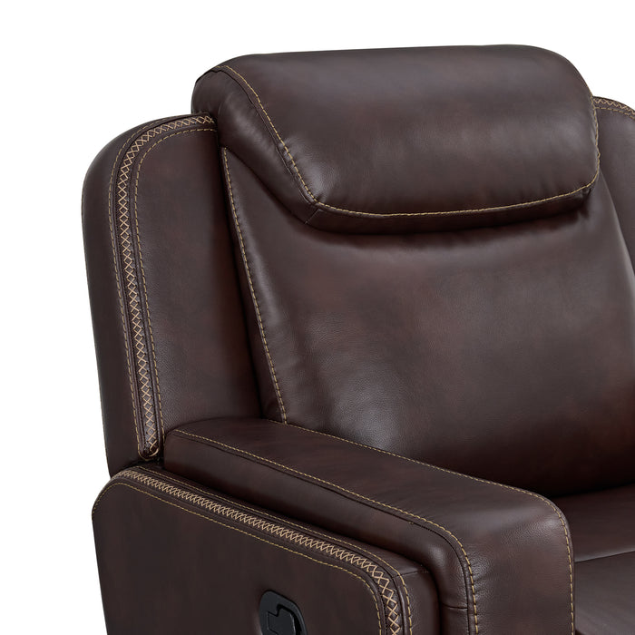 Panther Glider Motion Recliner in Neono Brown