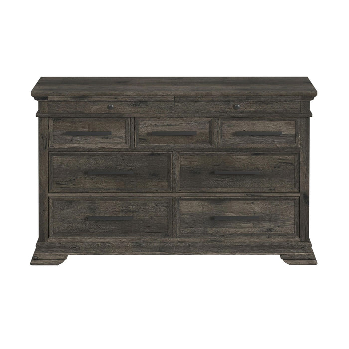 Park Ridge 9-Drawer Dresser in Charcoal