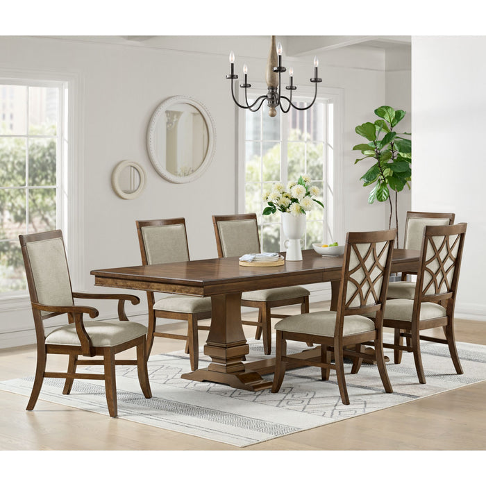 Phillipe Standard Height Dining Set in Cherry-Table and Four Chairs