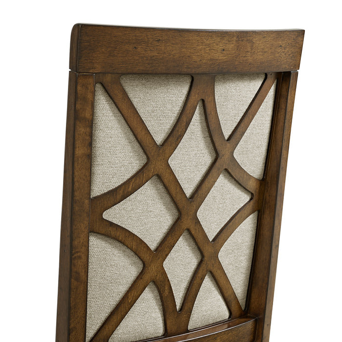 Phillipe Standard Height Dining Set in Cherry-Table and Four Chairs