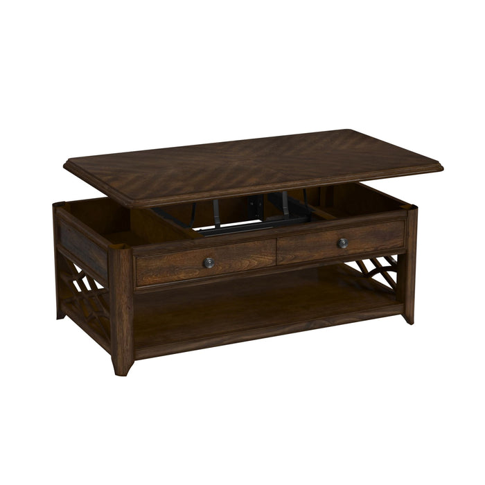 Phillipe Lift-Top Coffee Table in Cherry - Furniture House (VA)