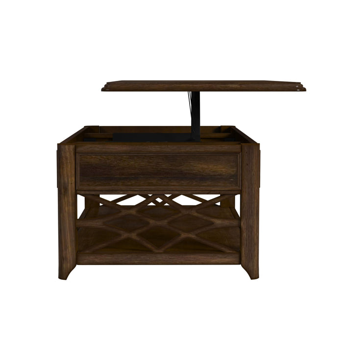 Phillipe Lift-Top Coffee Table in Cherry - Furniture House (VA)