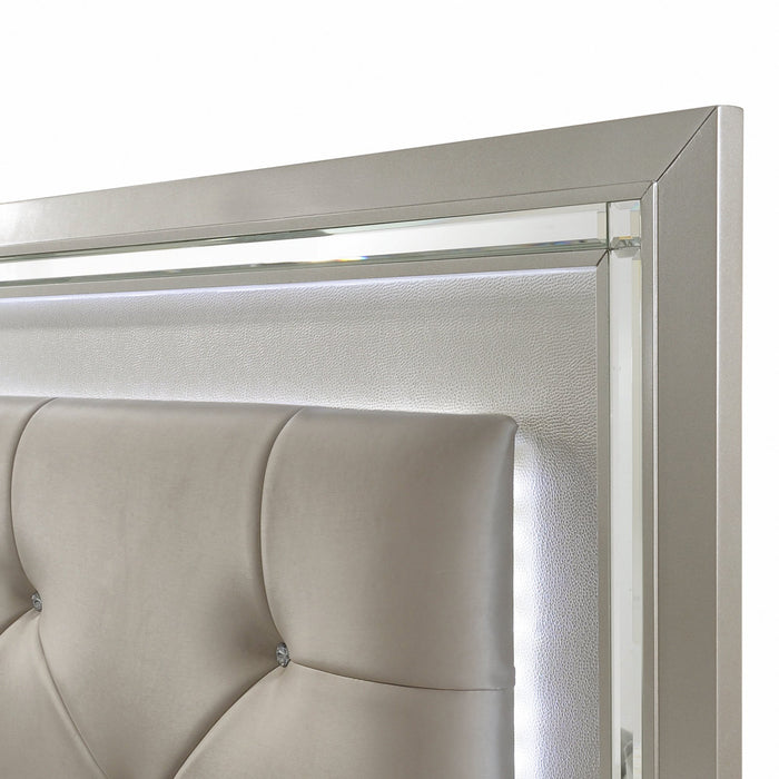 Platinum Platform Storage Bedroom Set - Furniture House (VA)