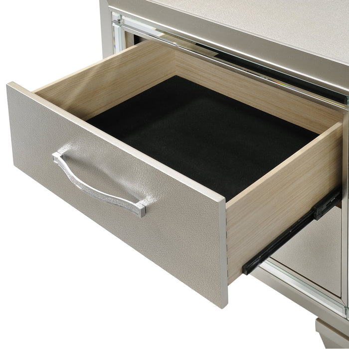 Platinum Platform Storage Bedroom Set - Furniture House (VA)