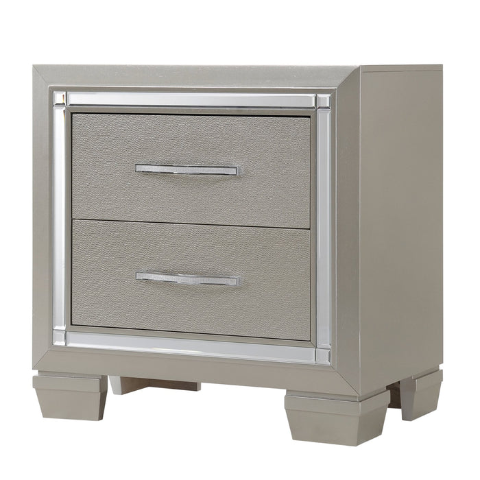 Platinum Platform Storage Bedroom Set - Furniture House (VA)