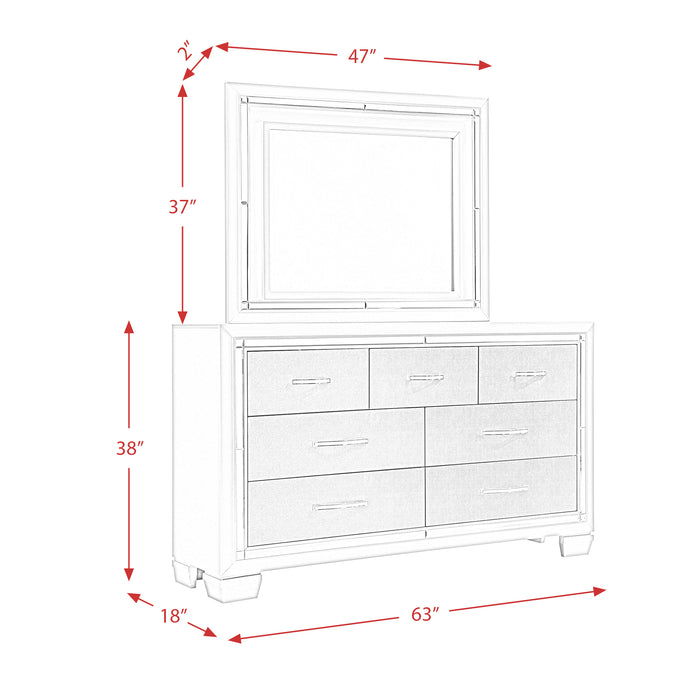 Platinum Platform Storage Bedroom Set - Furniture House (VA)