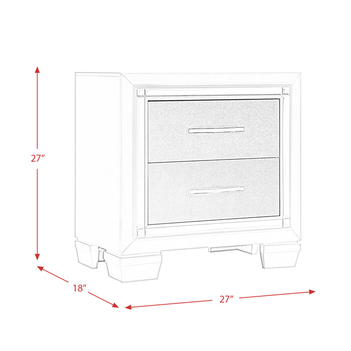 Platinum Platform Storage Bedroom Set - Furniture House (VA)