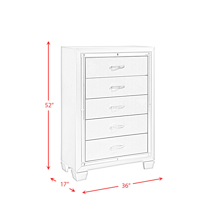 PLATINUM YOUTH FULL 5PC BEDROOM SET - Furniture House (VA)