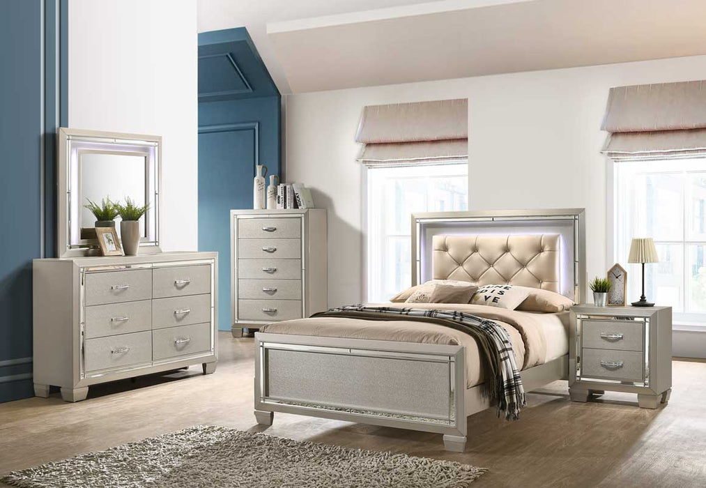 PLATINUM YOUTH PLATFORM BEDROOM SET - Furniture House (VA)