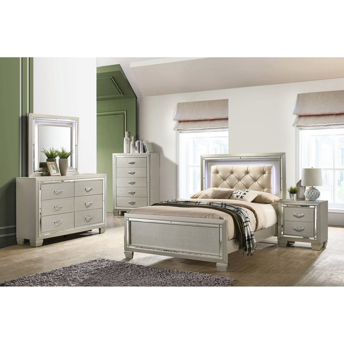 PLATINUM YOUTH PLATFORM BEDROOM SET - Furniture House (VA)