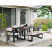 Playa Dining Chair - Dark Grey and Olefin Beige (2 Per Carton) - Furniture House (VA)