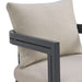 Playa Dining Chair - Dark Grey and Olefin Beige (2 Per Carton) - Furniture House (VA)
