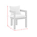 Playa Dining Chair - Dark Grey and Olefin Beige (2 Per Carton) - Furniture House (VA)