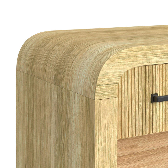 Ridgemont Dressing Table and Mirror in Natural - Furniture House (VA)