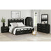 Ridgemont Large Bookcase in Black with Grain - Furniture House (VA)