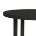 Ridgemont Round Dining Table in Black with Grain - Furniture House (VA)