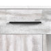 Rogen Rustic Buffet & Hutch with LED in Rustic White - Furniture House (VA)