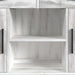 Rogen Rustic Buffet & Hutch with LED in Rustic White - Furniture House (VA)