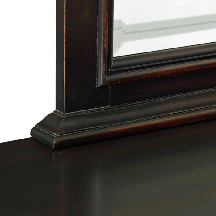 Slater Dresser & Mirror Set Black - Furniture House (VA)