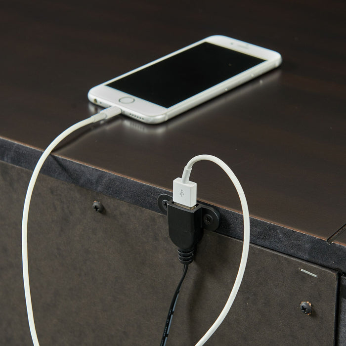 Slater Platform Storage Bedroom Set Black - Furniture House (VA)