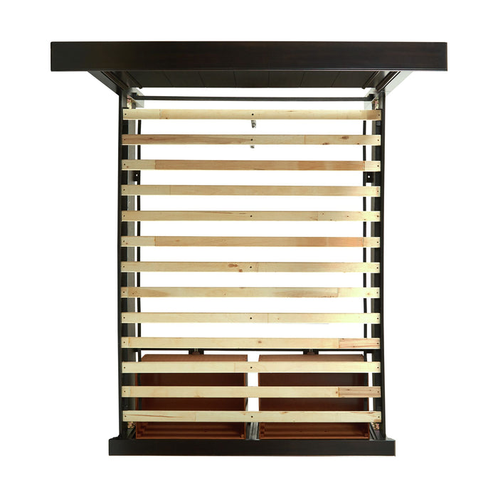 Slater Platform Storage Bedroom Set Black - Furniture House (VA)