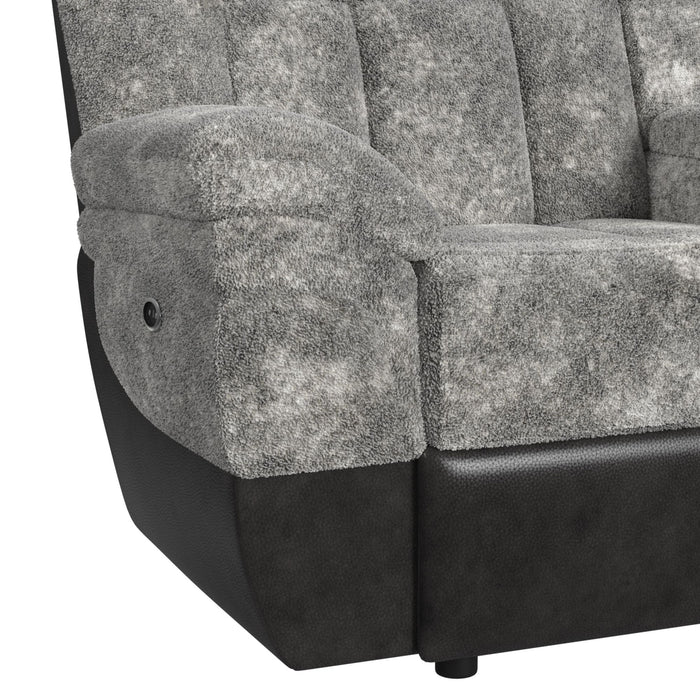 Santorini LHF Power Motion Recliner in Dillon/Shire Grey