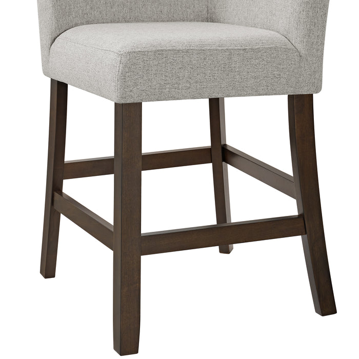 Seneca Counter Height Dining Set in Brown-Table and Four Chairs - Furniture House (VA)