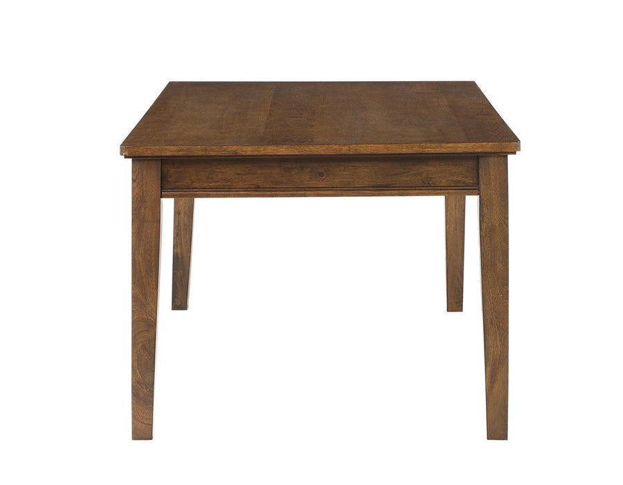 Steve Silver Ora 6 Drawer Dining Table in Hickory