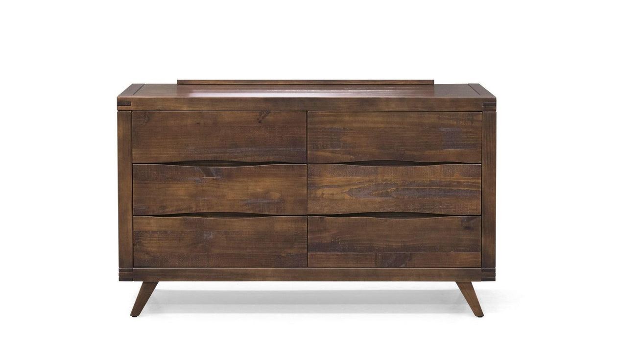 Steve Silver Pasco 6 Drawer Dresser in Cocoa