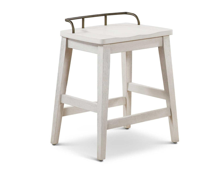 Steve Silver Pendleton Counter Stool in Ivory (Set of 2)