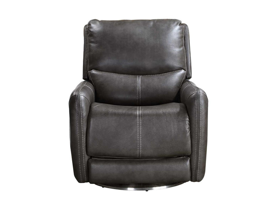 Steve Silver Athens Triple-Power 360 Degree Swivel Motion Chair in Charcoal