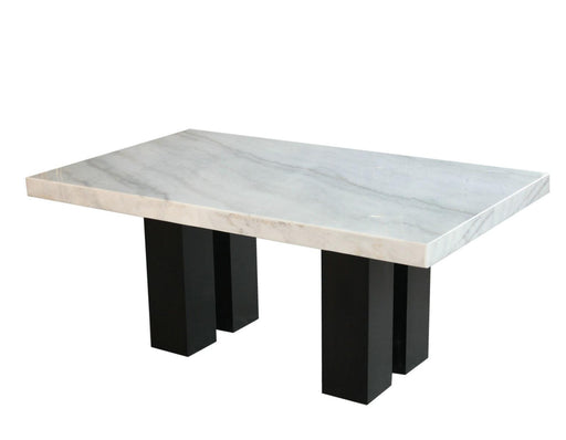 Steve Silver Camila Marble Top Counter Table in White - Furniture House (VA)