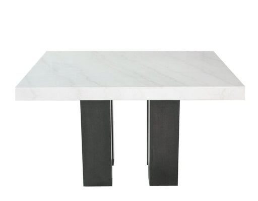 Steve Silver Camila Marble Top Counter Table in White - Furniture House (VA)