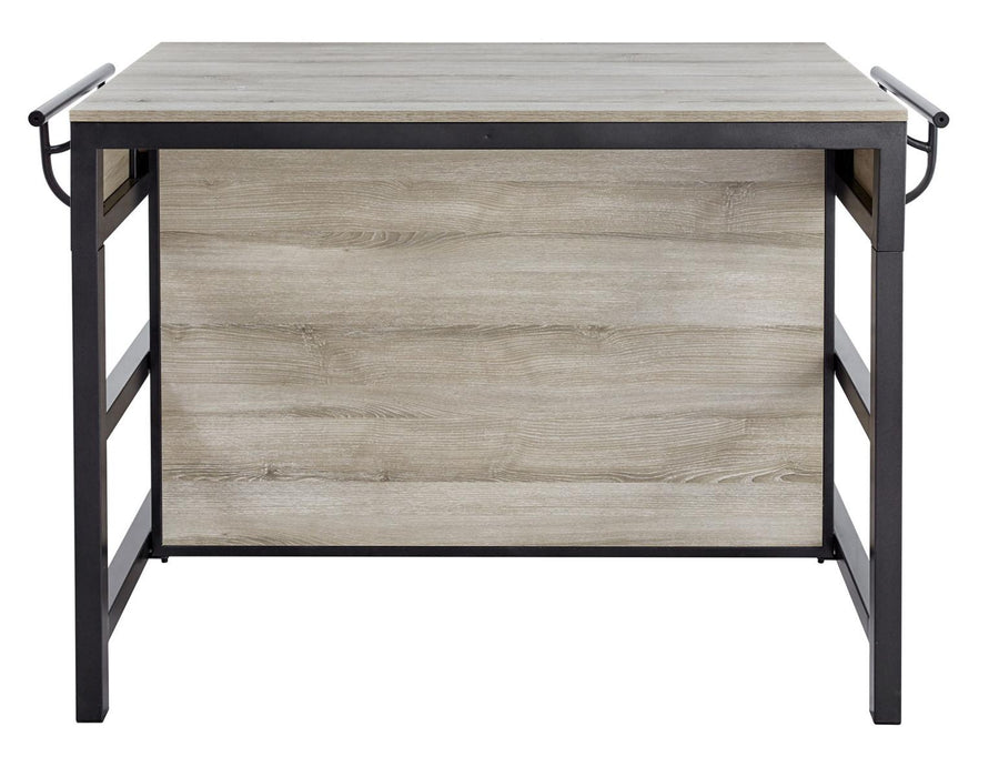 Steve Silver Carson Counter Kitchen Table in Weathered Driftwood