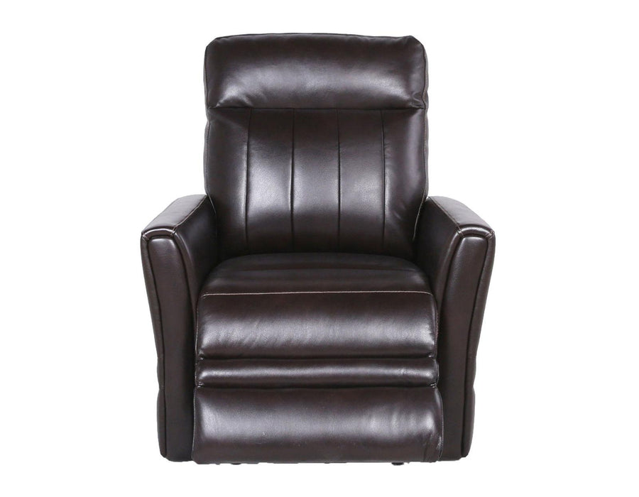 Steve Silver Coachella Leather Dual Power Recliner in Brown