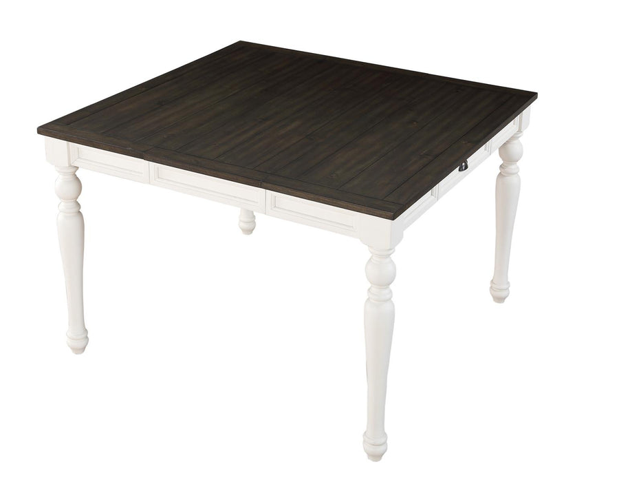 Steve Silver Joanna Counter Table in Two-tone Ivory and Mocha